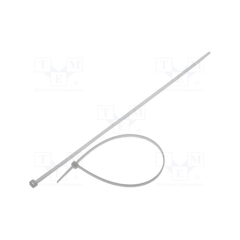100 pcs x HELLERMANNTYTON - 111-03529 - Cable tie, L: 290mm, W: 3.5mm, polyamide, 135N, natural, Ømax: 80mm