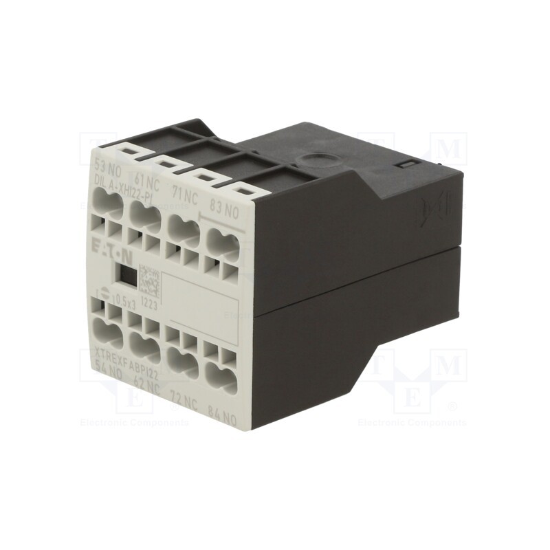 1 pcs x EATON ELECTRIC - DILA-XHI22-PI - Auxiliary contacts, Leads: push-in terminals, front