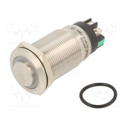 1 pcs x ONPOW - LAS1GQH-11ZE/L/G/24V/S - Switch: vandal resistant, Pos: 2, SPDT, 3A/220VAC, 5A/24VDC, IP65