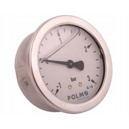 Glycerin pressure gauge m63 1 3 bar rear at