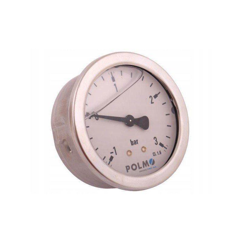 Glycerin pressure gauge m63 1 3 bar rear at