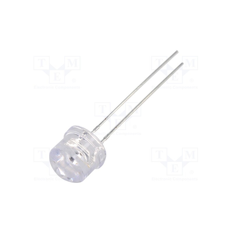 2 pcs x OPTOSUPPLY - OSI5NE87B1A - IR transmitter, 8mm, transparent, 68÷100mW, 110°, λp max: 940nm