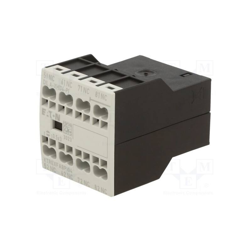 1 pcs x EATON ELECTRIC - DILA-XHI04-PI - Auxiliary contacts, Leads: push-in terminals, front