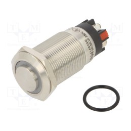 1 pcs x ONPOW - LAS1GQH-11ZE/L/R/12V/S - Switch: vandal resistant, Pos: 2, SPDT, 3A/220VAC, 5A/24VDC, IP65