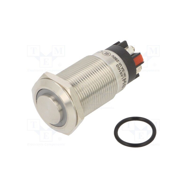 1 pcs x ONPOW - LAS1GQH-11ZE/L/R/12V/S - Switch: vandal resistant, Pos: 2, SPDT, 3A/220VAC, 5A/24VDC, IP65