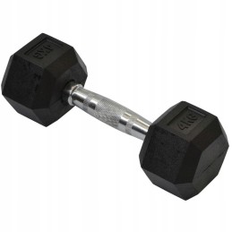Rubber dumbbell hex 4 kg eb fit