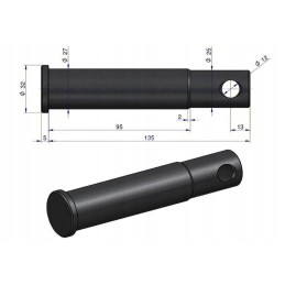 Pin for the field hitch c 330 original