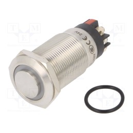 1 pcs x ONPOW - LAS1GQH-11ZE/L/R/24V/S - Switch: vandal resistant, Pos: 2, SPDT, 3A/220VAC, 5A/24VDC, IP65