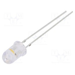 2 pcs x OPTOSUPPLY - OSBMDF5A31A - LED, 5mm, blue/white warm, blinking, 1560÷2180mcd,7000÷8400mcd