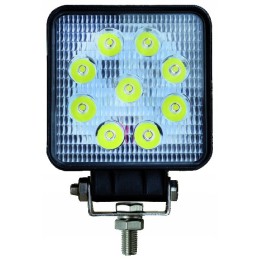 LED work lamp square 12 24v 27w 1400 lm