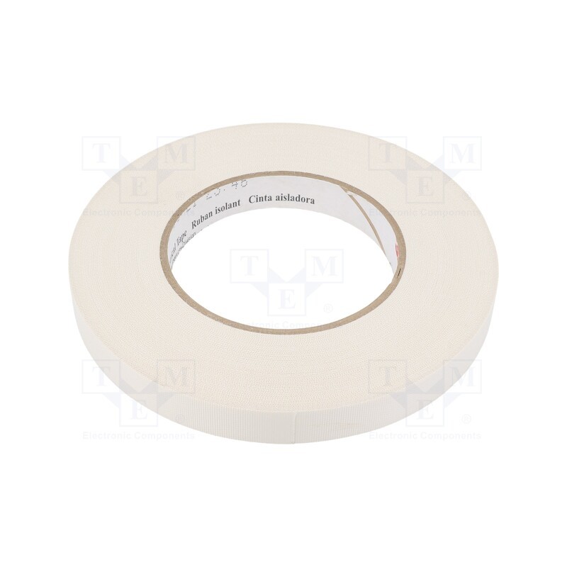 1 rol x 3M - 3M 27 15MM - Tape: electrical insulating, W: 15mm, L: 55m, Thk: 177um, white, 5%