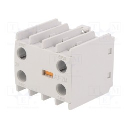 1 pcs x LS ELECTRIC - AU-2M 2A - Auxiliary contacts, Series: METAMEC, Leads: screw terminals, IP20