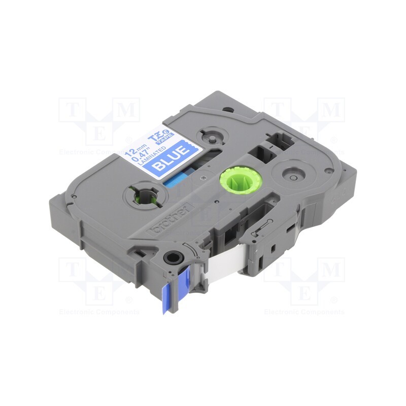 1 pcs x BROTHER - TZE-535 - Tape, 12mm, 8m, blue, Character colour: white, laminated,glued