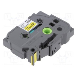 1 pcs x BROTHER - TZE-641 - Tape, 18mm, 8m, yellow, Character colour: black, laminated,glued