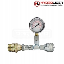 Pressure gauge made of glass 36x1 5 63mm 0 400bar hydrolider