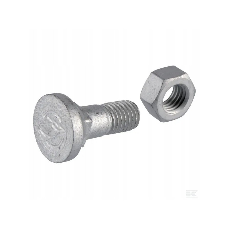 Bolt with nut M12x36x4 class 12 9 Lemken