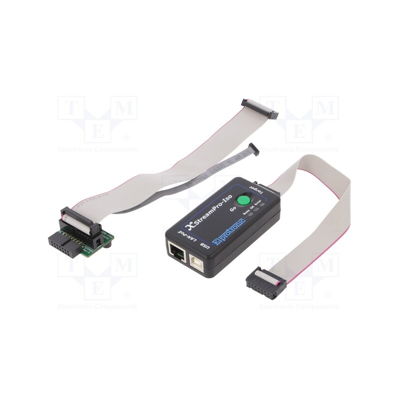 1 pcs x ELPROTRONIC - FLASHPRO-ARM(X2S) - Programmer: microcontrollers, RJ45 Ethernet,USB, 20MHz, 1Mbps