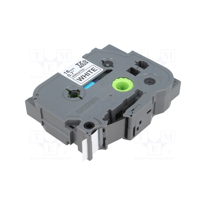 1 pcs x BROTHER - TZE-241 - Tape, 18mm, 8m, white, Character colour: black, laminated,glued