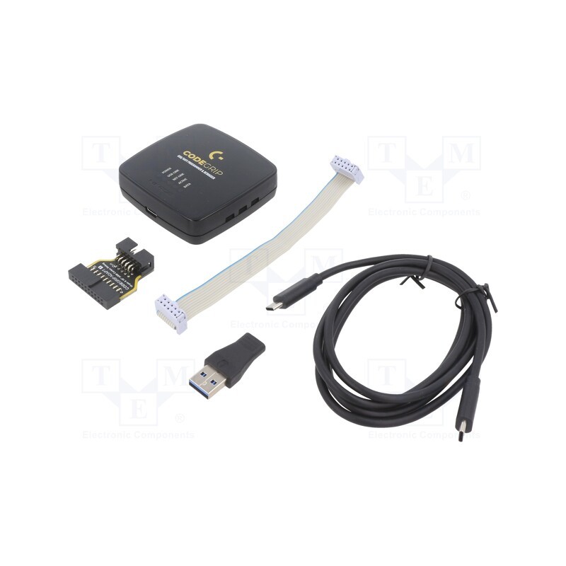 1 pcs x MIKROE - CODEGRIP FOR ARM OVER USB-C - Programmer: microcontrollers, USB, JTAG,USB C, Fusion v8