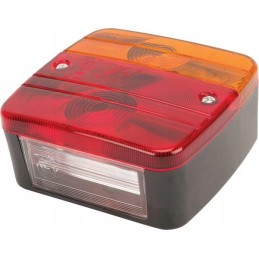 Square combination rear lamp 12 24v 100x50x95m