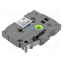 1 pcs x BROTHER - TZE-M931 - Tape, 12mm, 8m, silver, Character colour: black, laminated,glued