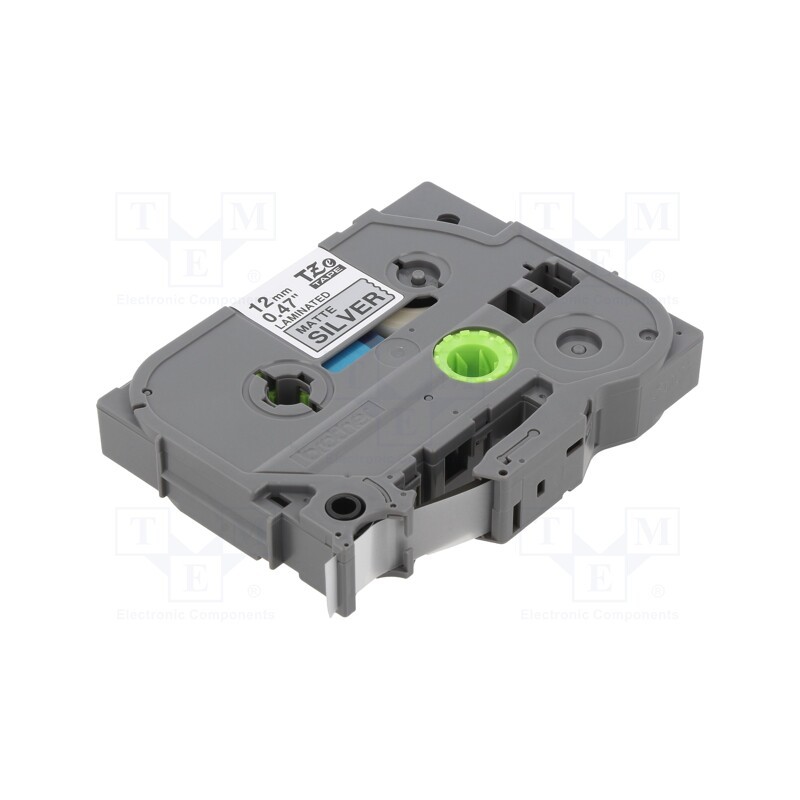 1 pcs x BROTHER - TZE-M931 - Tape, 12mm, 8m, silver, Character colour: black, laminated,glued