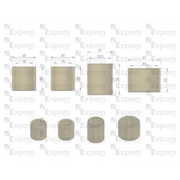 Set of starter bushings r 7 50458155 4 pcs exp