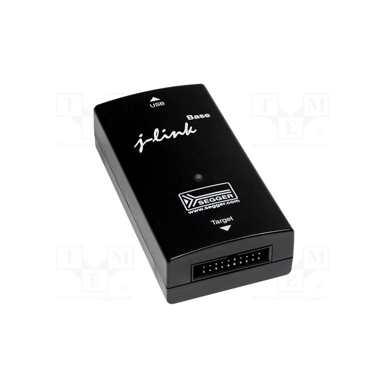 1 pcs x SEGGER MICROCONTROLLER - 8.08.00 J-LINK BASE CLASSIC - Programmer: debugger, 1.2÷5VDC, 20pin,USB B, 100x53x27mm, 1Mbps