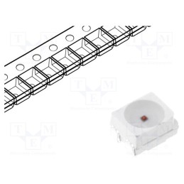 2 pcs x OPTOSUPPLY - OSR5PAS3C1A - LED, SMD, 3528,PLCC4, red, 1560÷1800mcd, 3.5x2.8x1.9mm, 120°, 50mA