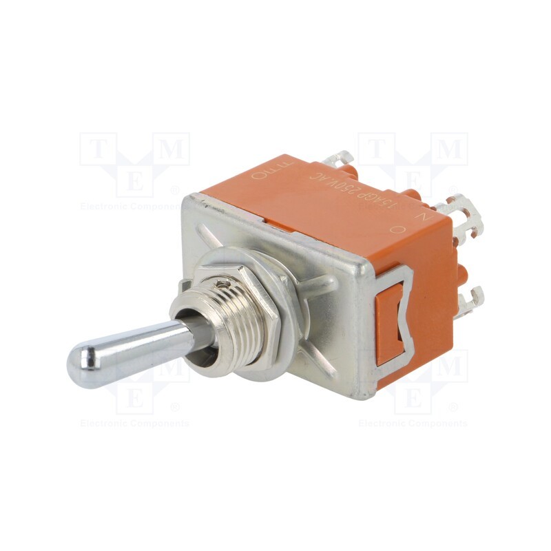 1 pcs x PANASONIC - T215KULCSAFJ - Switch: toggle, Pos: 2, DPST, ON-OFF, 15A/250VAC, 15A/30VDC