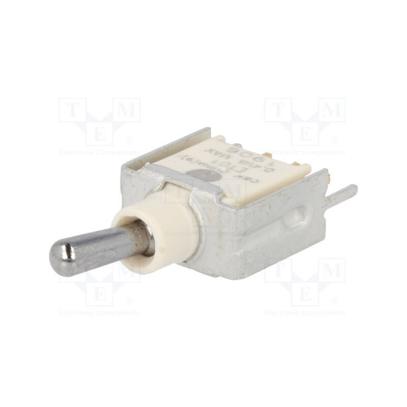1 pcs x C&K - ET01MD1V3BE - Switch: toggle, Pos: 2, SPST, ON-ON, 0.4A/20VAC, 0.4A/20VDC, IP57