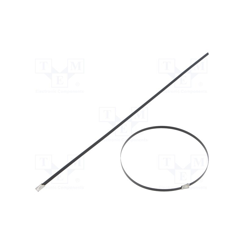 100 pcs x PANDUIT - MLTFC4S-CP316 - Cable tie, L: 362mm, W: 4.6mm, acid resistant steel AISI 316, 445N