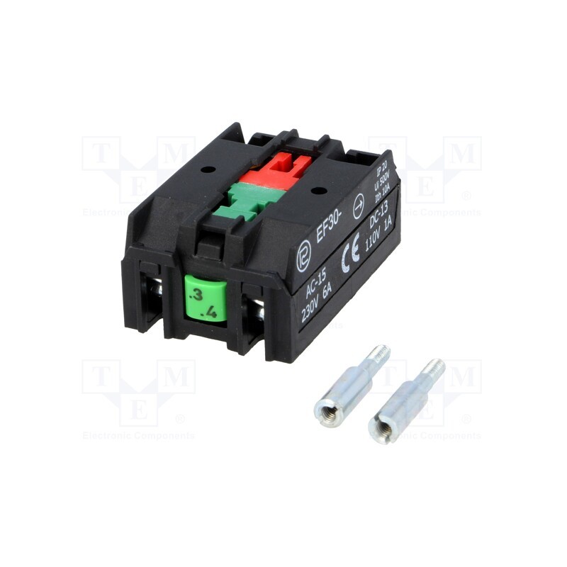 1 pcs x PROMET - EF30-XY - Contact block, 30mm, NEF30, -15÷30°C, front fixing