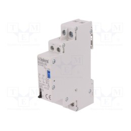 1 pcs x ISKRA - 30.070.091 - Relay: installation, bistable,impulse, NO x2, Ucoil: 24VAC, 20A