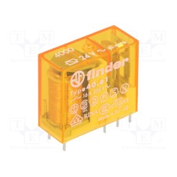 1 pcs x FINDER - 40.61.8.024.4000 - Relay: electromagnetic, SPDT, Ucoil: 24VAC, Icontacts max: 30A