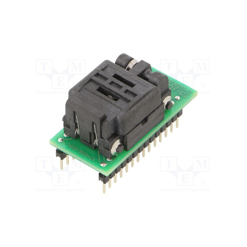 1 pcs x ELNEC - DIL28/QFN28-2 ZIF-CS - Adapter: DIL28-QFN28, 300mils, Assoc.circ: MICROCHIP,NXP