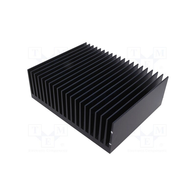 1 pcs x SEIFERT ELECTRONIC - KL-189/250/SW/L - Heatsink: extruded, grilled, black, L: 250mm, W: 176mm, H: 98mm