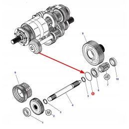 3799995m1 spacer 57 x 67 9 x 0 35mm