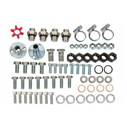 Support C 360 on the shaft, round axle oil seal