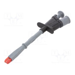 1 pcs x ELECTRO-PJP - 6009-PROB-0 - Clip-on probe, crocodile, 20A, black, Grip capac: max.15mm, 1000V
