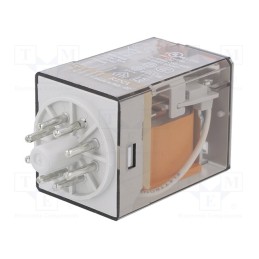 1 pcs x FINDER - 60.12.8.048.0040 - Relay: electromagnetic, DPDT, Ucoil: 48VAC, Icontacts max: 10A