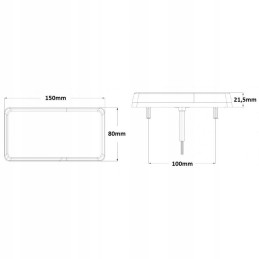 Tail lamp rear Kamar 12 24v 16xLED stop direction
