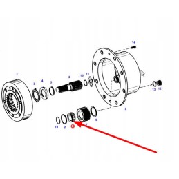 F380306020220 front reduction gear needle bearing