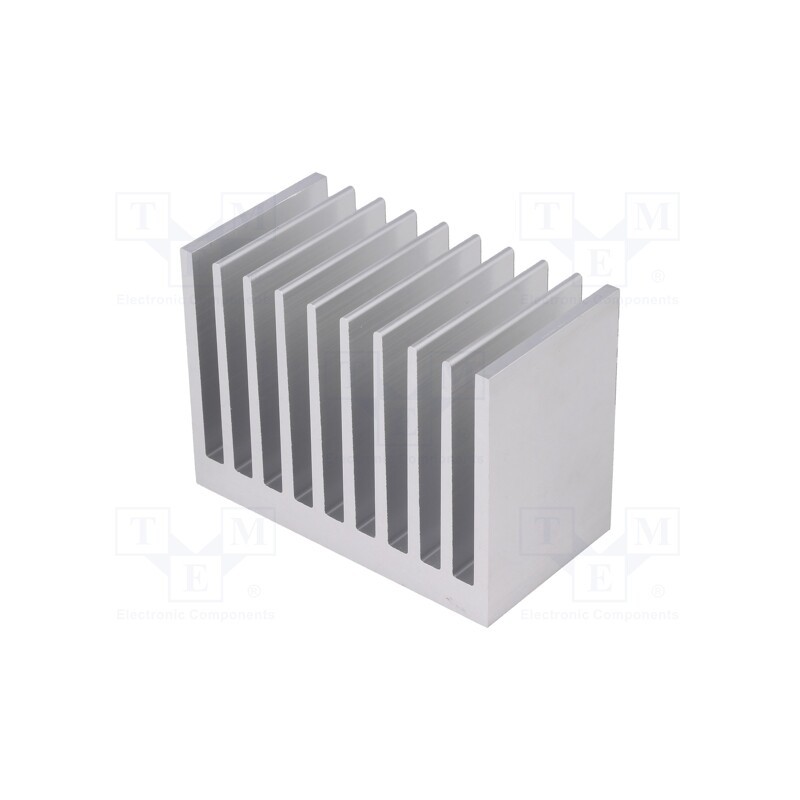 1 pcs x FISCHER ELEKTRONIK - SK 645 50 AL - Heatsink: extruded, grilled, natural, L: 50mm, W: 95mm, H: 70mm, raw