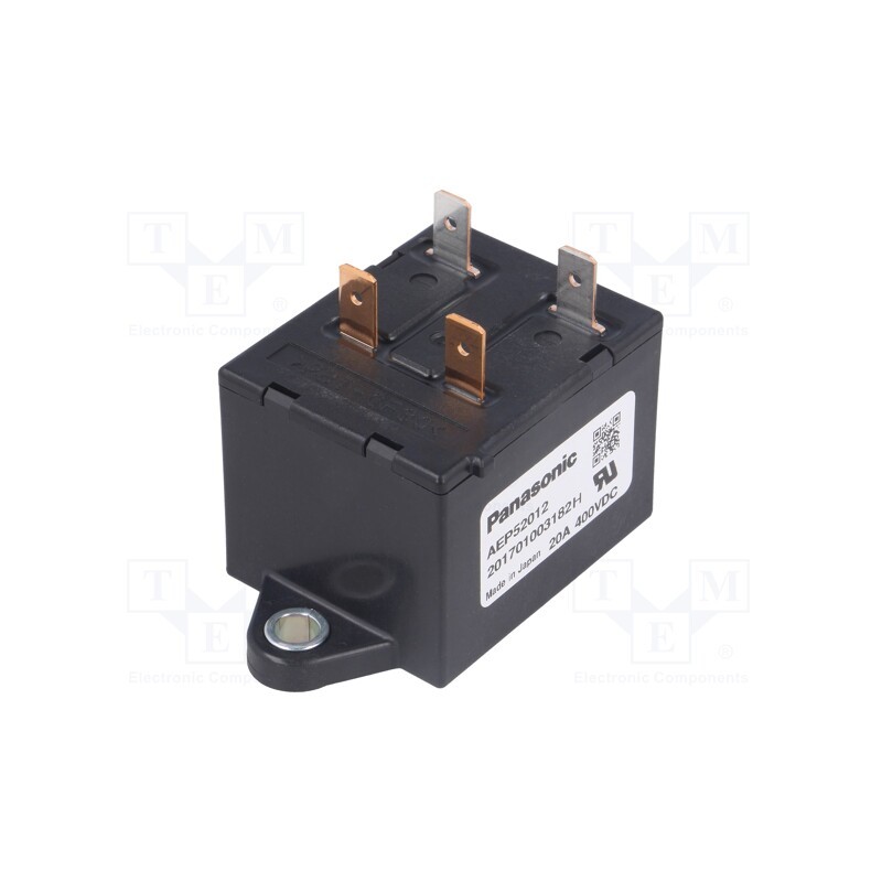 1 pcs x PANASONIC - AEP52012 - Relay: electromagnetic, SPST-NO, Ucoil: 12VDC, Icontacts max: 20A