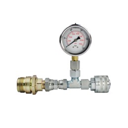 Pressure gauge made of glass 36x1 5 63mm 0 160bar hydrolider