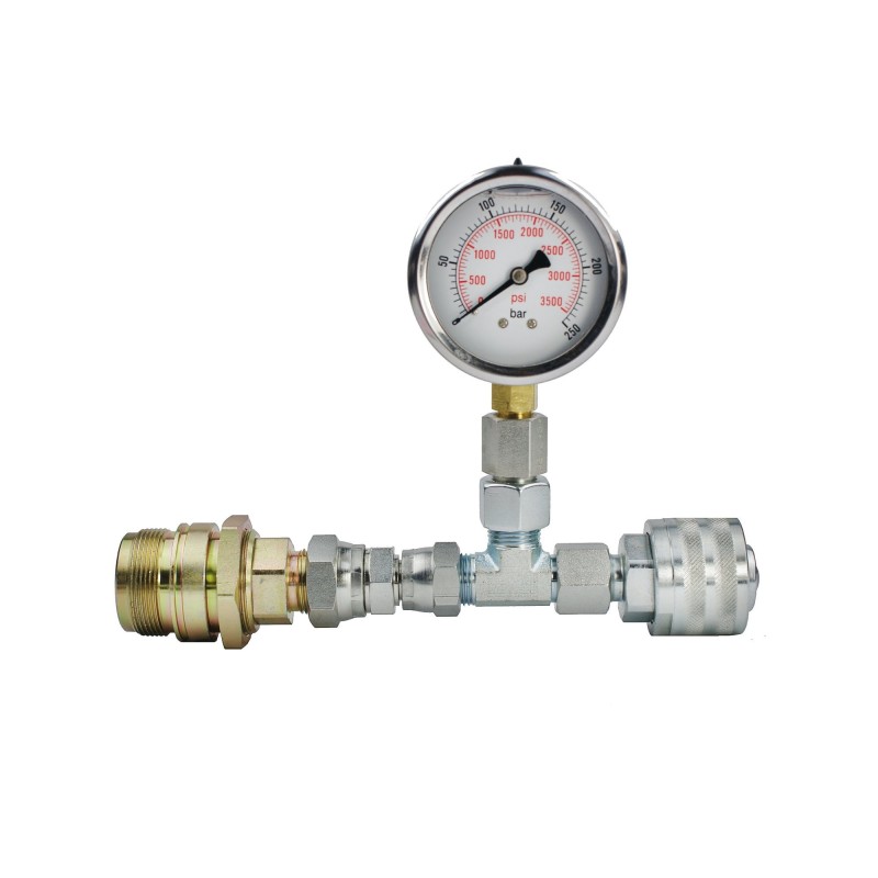 Pressure gauge made of glass 36x1 5 63mm 0 160bar hydrolider