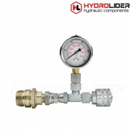 Pressure gauge made of glass 36x1 5 63mm 0 160bar hydrolider