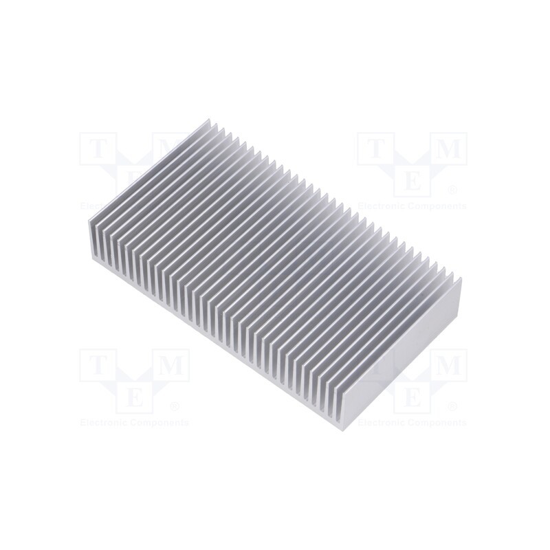 1 pcs x FISCHER ELEKTRONIK - SK 624 50 AL - Heatsink: extruded, grilled, natural, L: 50mm, W: 90mm, H: 17mm, raw