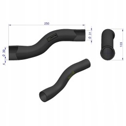 Upper radiator hose case ih 3148117r1 warynski